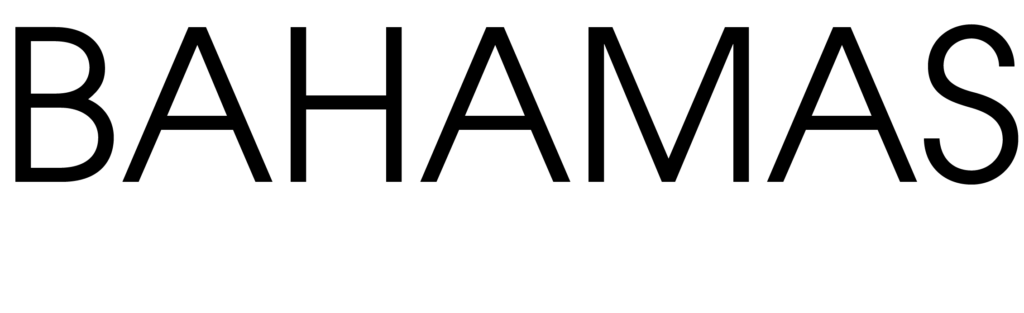 Logo espace détente Bahamas noir
