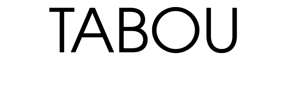 Logo bar et restaurant Le Tabou en noir